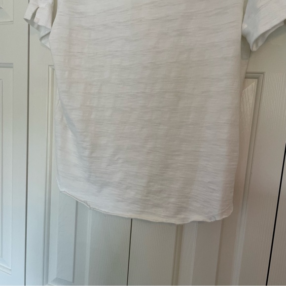 Mododoc Womens Textured Cotton Stripe Short Sleeve Top Sz XS - Picture 10 of 10